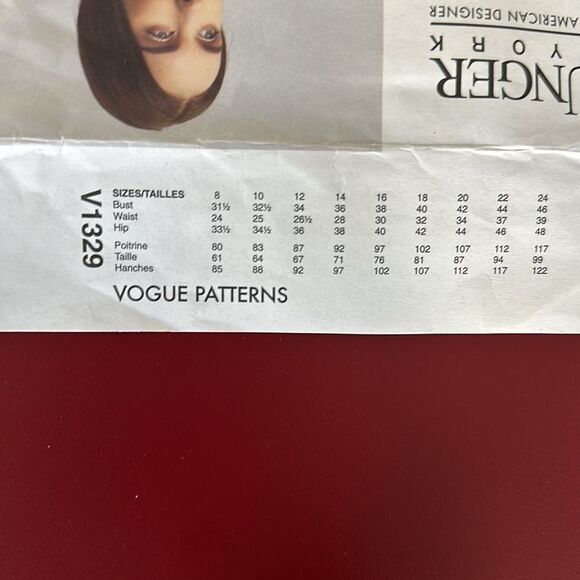 Vogue Kay Unger,New York - Sewing pattern, 1329 - Picture 3 of 4